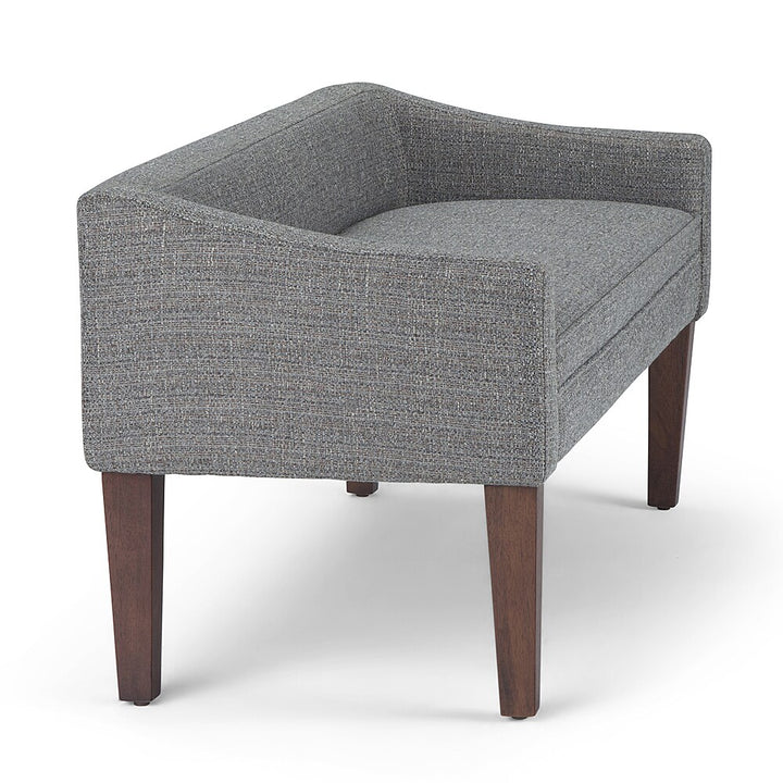 Simpli Home - Parris Upholstered Bench - Pebble Grey_5