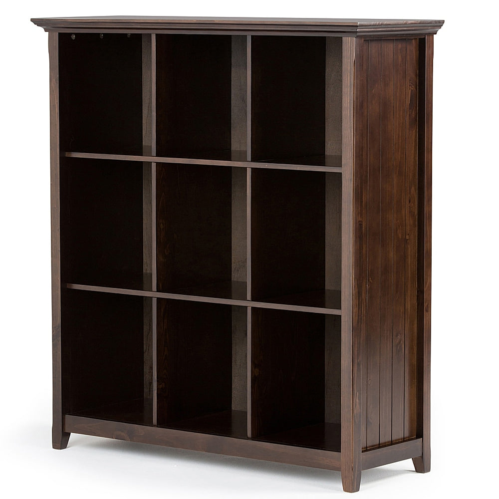 Simpli Home - Acadian 9 Cube Bookcase and Storage Unit - Brunette Brown_1