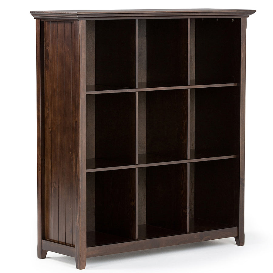 Simpli Home - Acadian 9 Cube Bookcase and Storage Unit - Brunette Brown_0