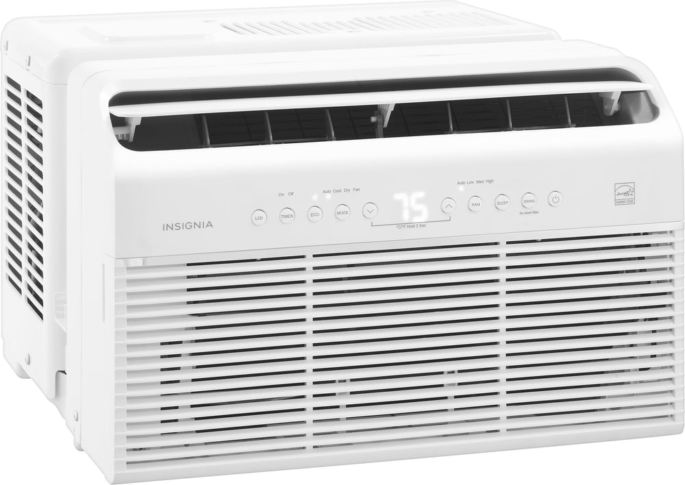 Insignia™ - 350 Sq. Ft. 8,000 BTU U-Shaped Window Air Conditioner - White_1