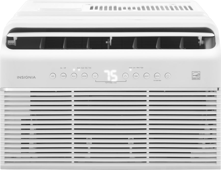 Insignia™ - 350 Sq. Ft. 8,000 BTU U-Shaped Window Air Conditioner - White_0