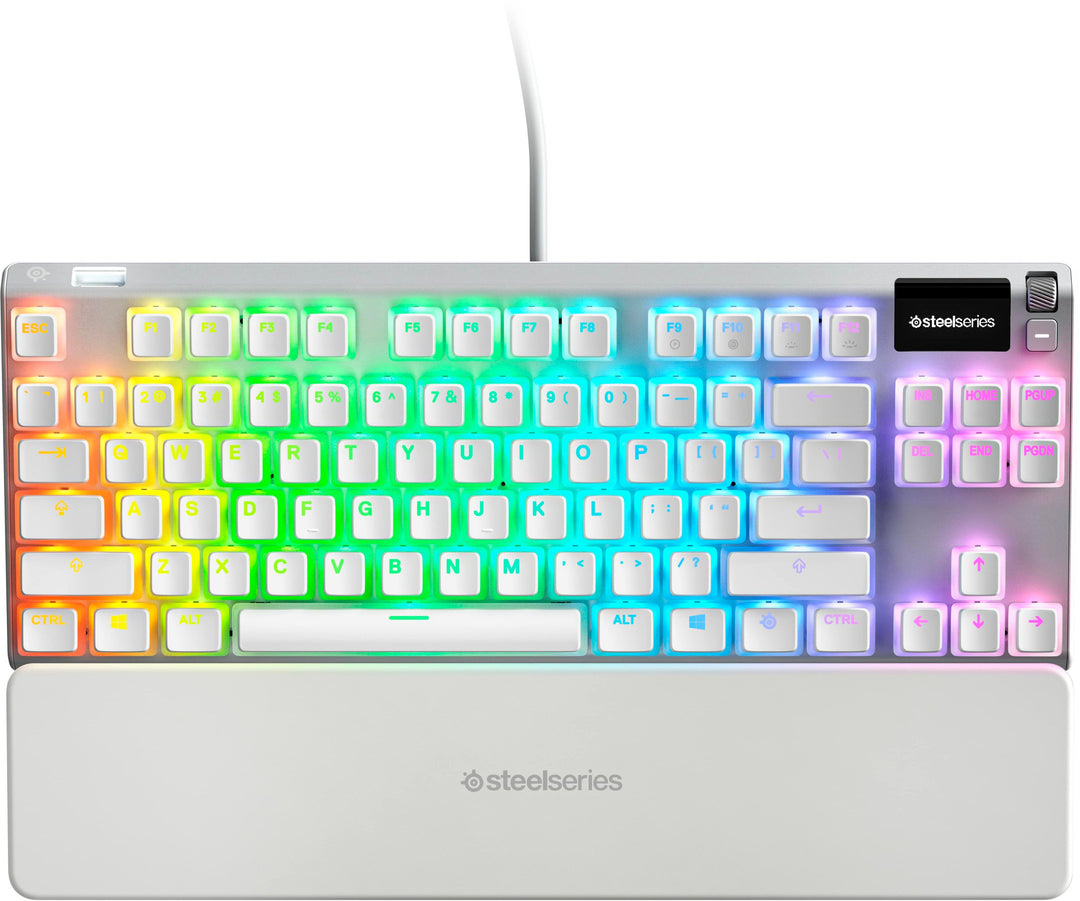 SteelSeries - Apex 7 Ghost TKL Wired Mechanical Red Linear Gaming Keyboard with RGB Backlighting - White_4
