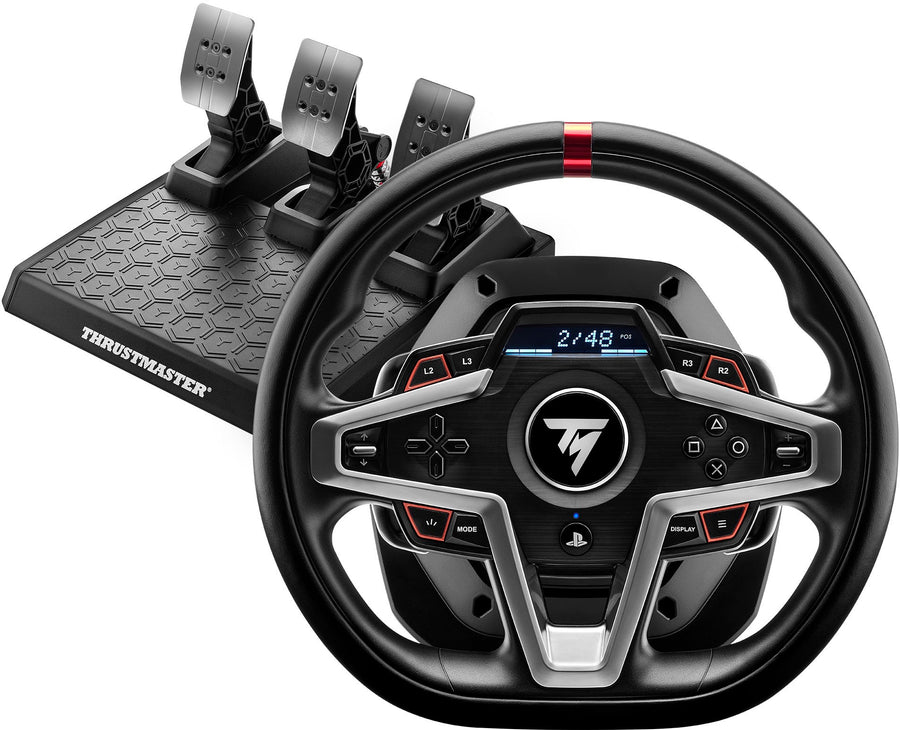 Thrustmaster - T248 Racing Wheel and Magnetic Pedals for PS5, PS4, PC_0