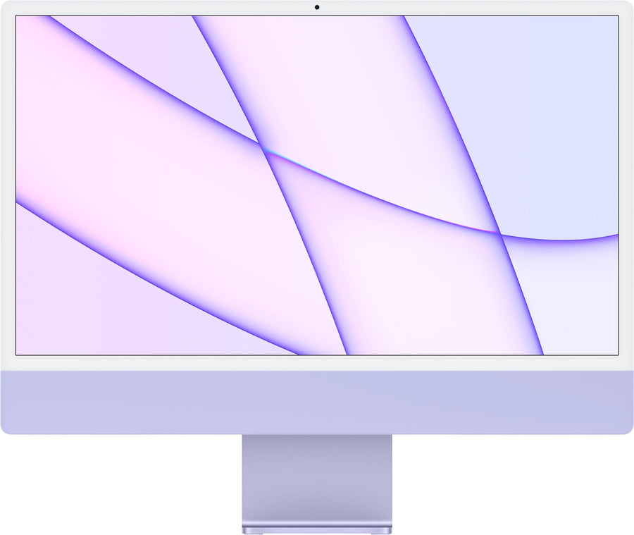 24" iMac® with Retina 4.5K display - Apple M1 - 8GB Memory - 256GB SSD - w/Touch ID (Latest Model) - Purple_0