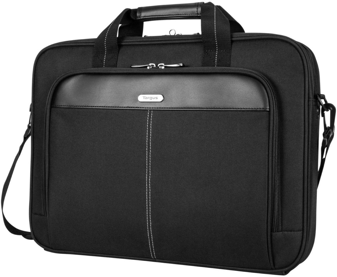 Targus - Classic Slim Briefcase for 15.6 Laptops - Black_7