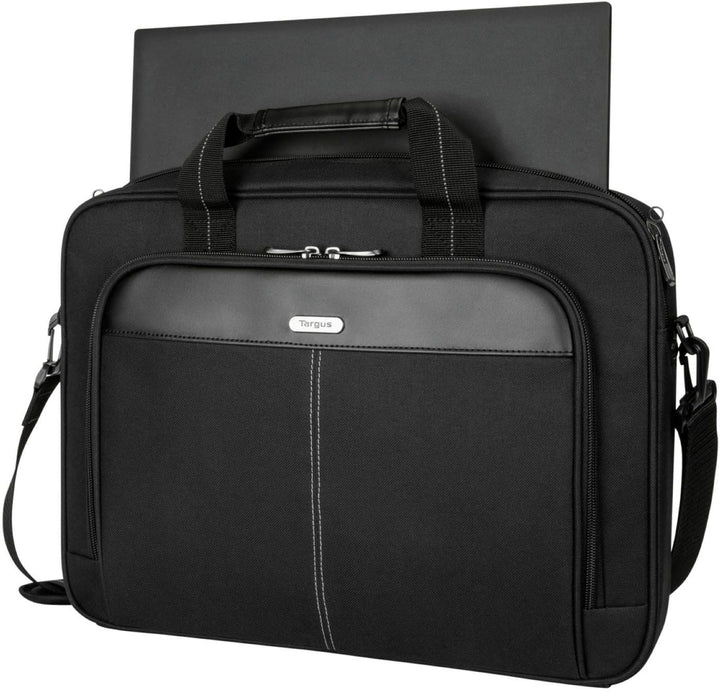Targus - Classic Slim Briefcase for 15.6 Laptops - Black_6