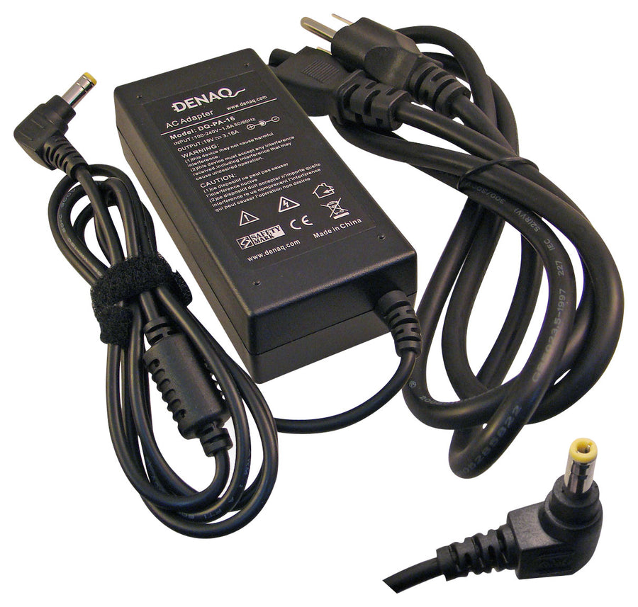DENAQ - AC Power Adapter and Charger for Select Dell Inspiron and Latitude Laptops - Black_0