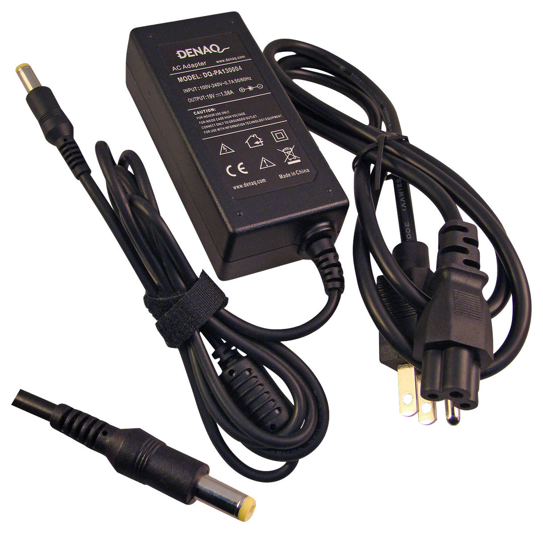 DENAQ - AC Power Adapter and Charger for Select Acer Aspire One Laptops - Black_0