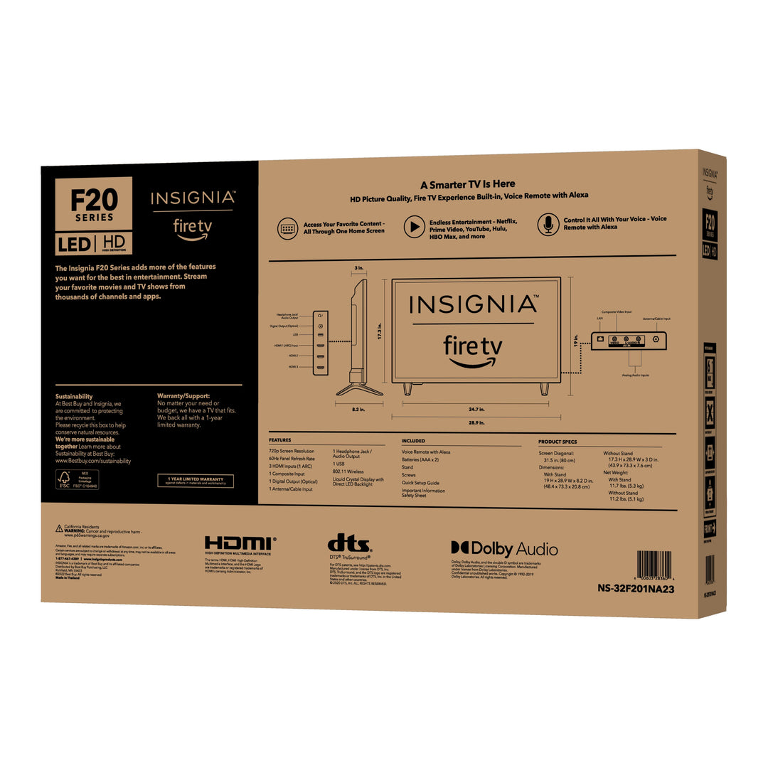 Insignia™ - 32" Class F20 Series LED HD Smart Fire TV_5