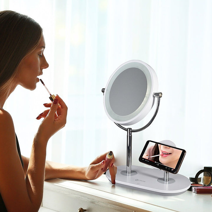 OttLite - 320 Lumen LED Makeup Mirror with Qi Charging_16