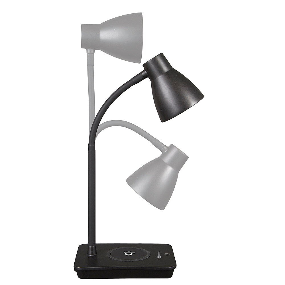 OttLite - 302 Lumen Wellness Series Infuse LED Desk Lamp with Qi and USB Charging_1
