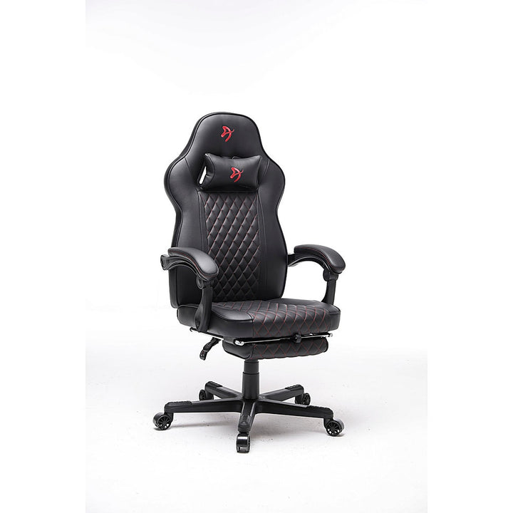 Arozzi - Mugello Special Edition Gaming Chair with Footrest - Black_0