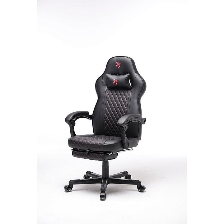Arozzi - Mugello Special Edition Gaming Chair with Footrest - Black_1
