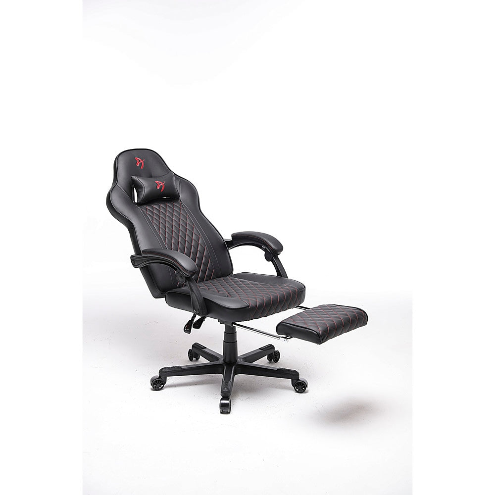 Arozzi - Mugello Special Edition Gaming Chair with Footrest - Black_2