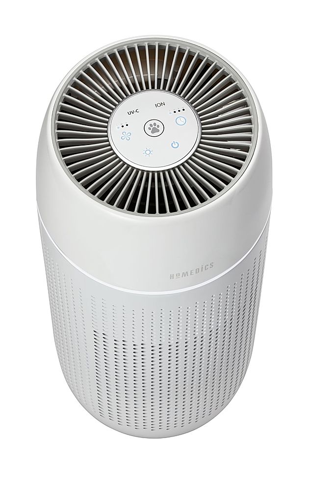HoMedics - TotalClean PetPlus 5-in-1 Tower Air Purifier - White_4