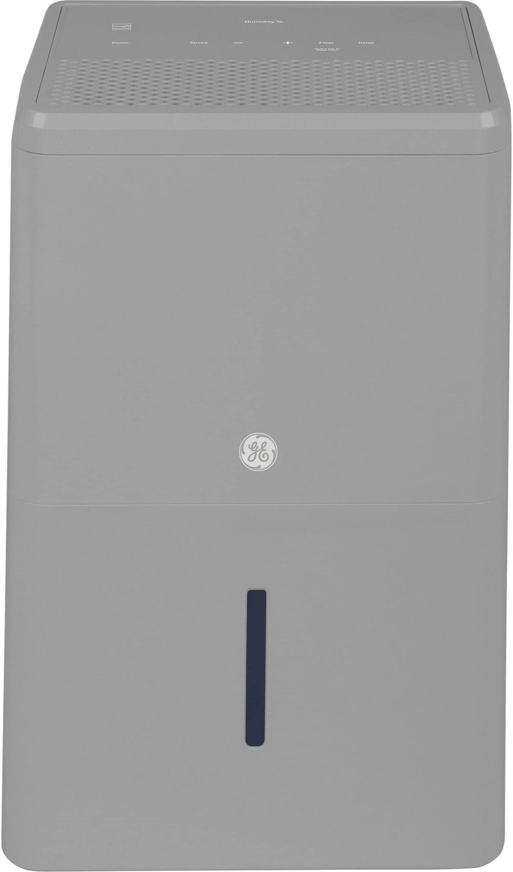 GE - 50-Pint Smart Portable Dehumidifier with WiFi and Smart Dry - Stratus Grey_1