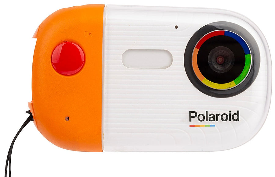 Polaroid - Wave IE50-NOC 4K Video 18.0-Megapixel Waterproof Digital Camera - Orange/White_0