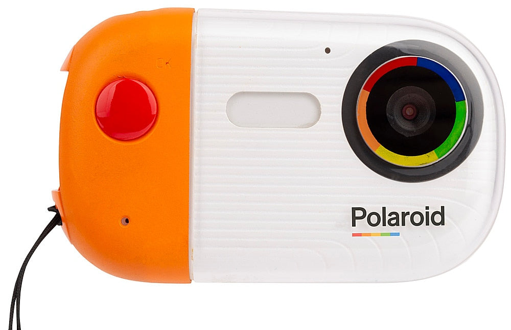 Polaroid - Wave IE50-NOC 4K Video 18.0-Megapixel Waterproof Digital Camera - Orange/White_1