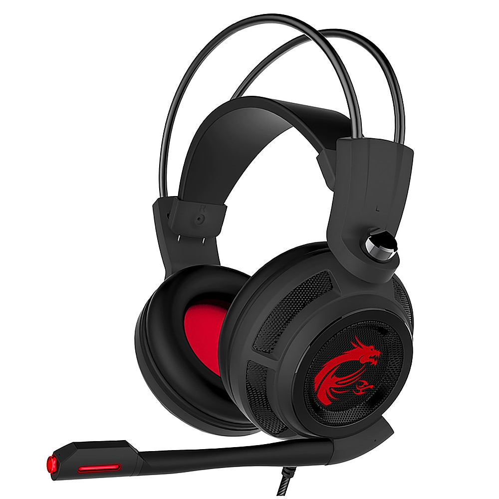 MSI - Wired On-ear 7.1 Gaming Headset - Black_0