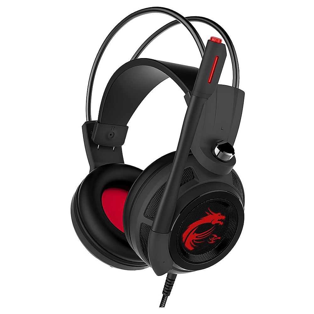MSI - Wired On-ear 7.1 Gaming Headset - Black_1