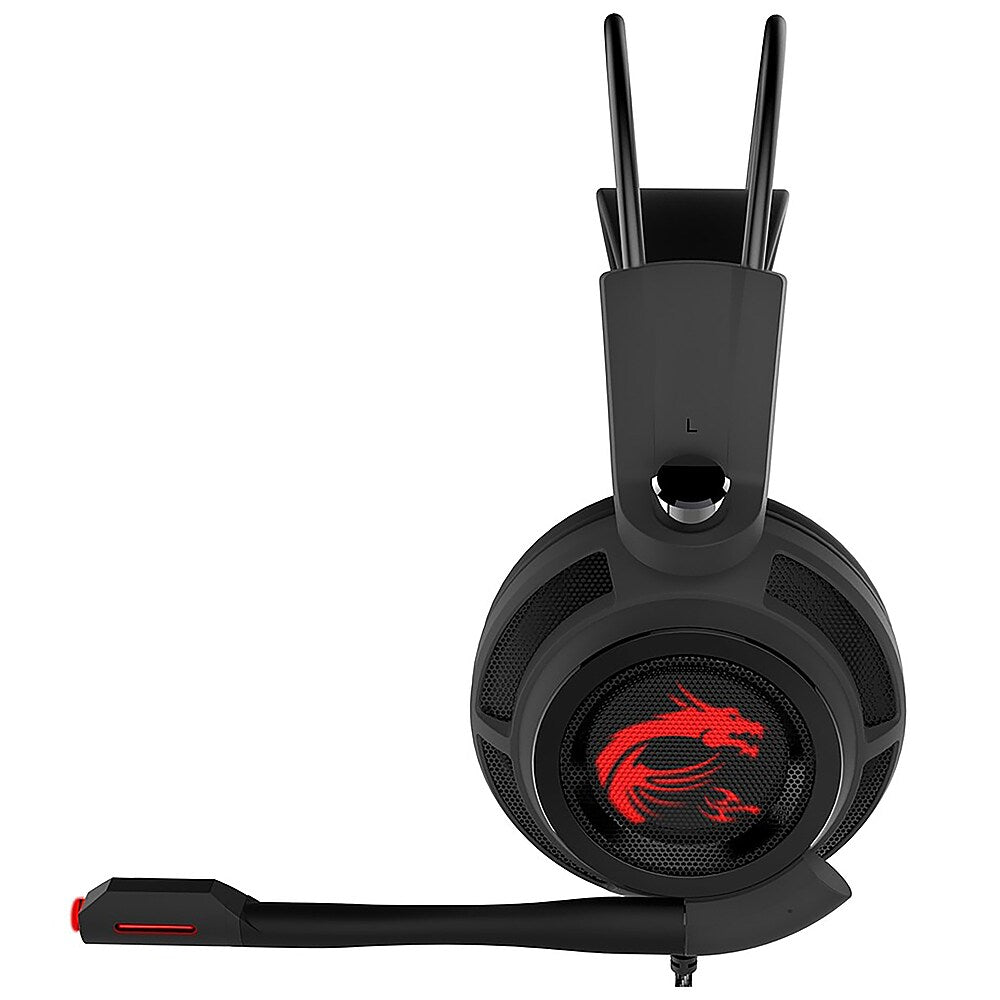 MSI - Wired On-ear 7.1 Gaming Headset - Black_2