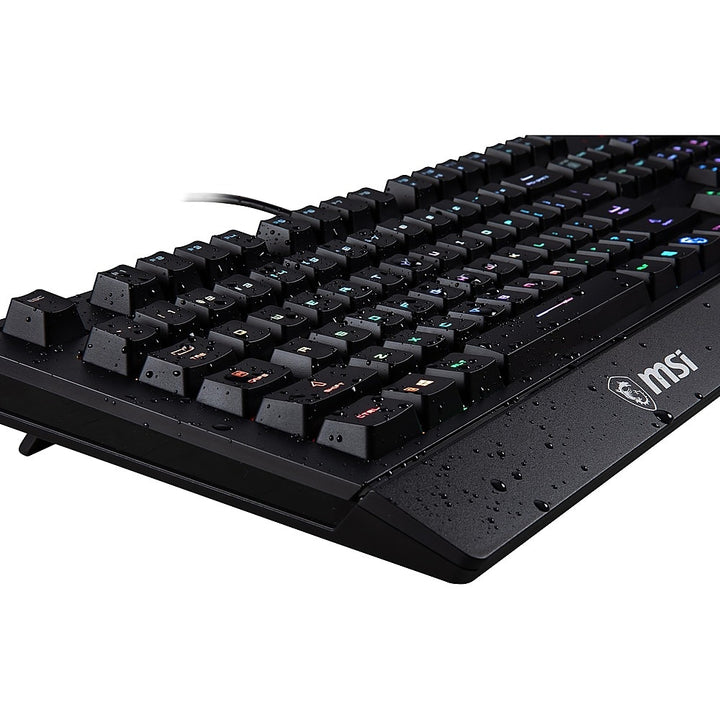 MSI - VIGOR GK20 Ergonomic Wired Gaming Membrane Keyboard - Black_3