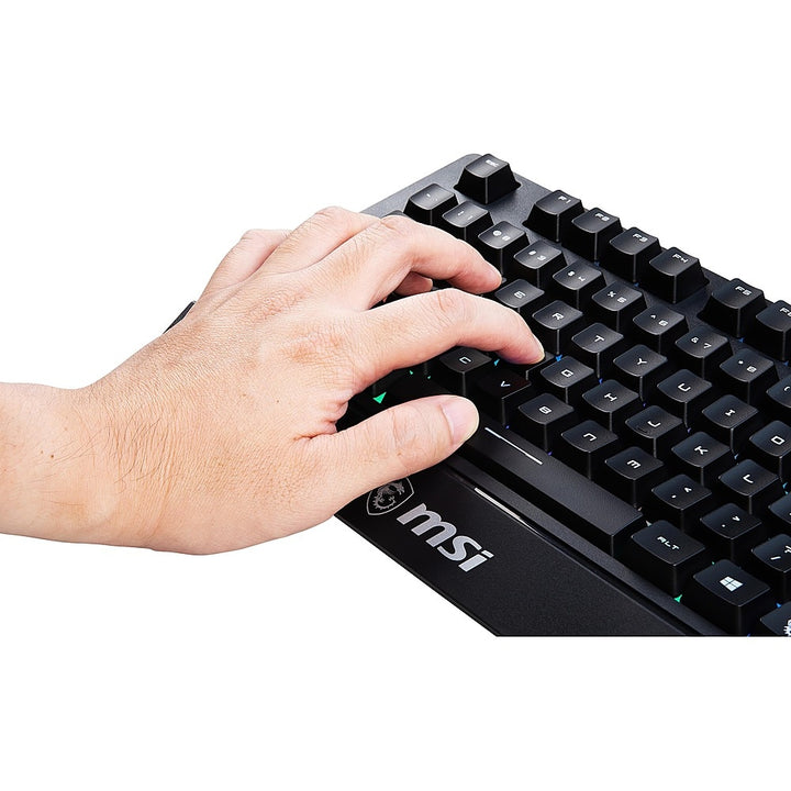 MSI - VIGOR GK20 Ergonomic Wired Gaming Membrane Keyboard - Black_12