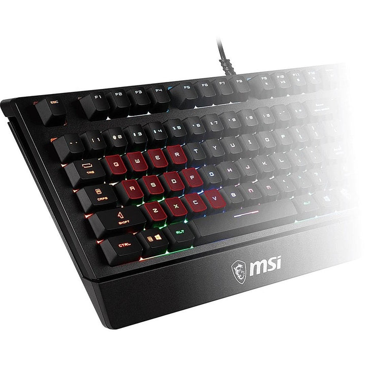 MSI - VIGOR GK20 Ergonomic Wired Gaming Membrane Keyboard - Black_7
