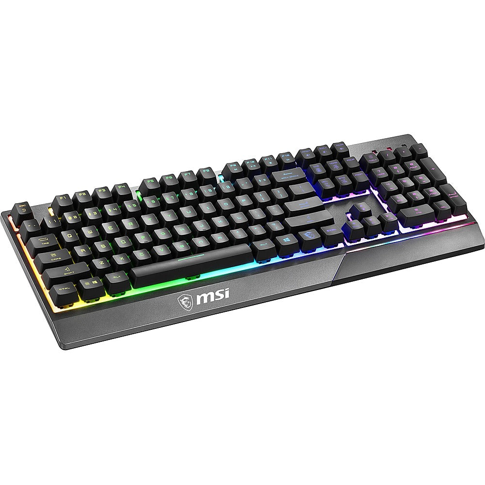 MSI - Vigor GK30 Wired Plunger Keyswitch RGB Gaming Keyboard 104 Keys - Black_9