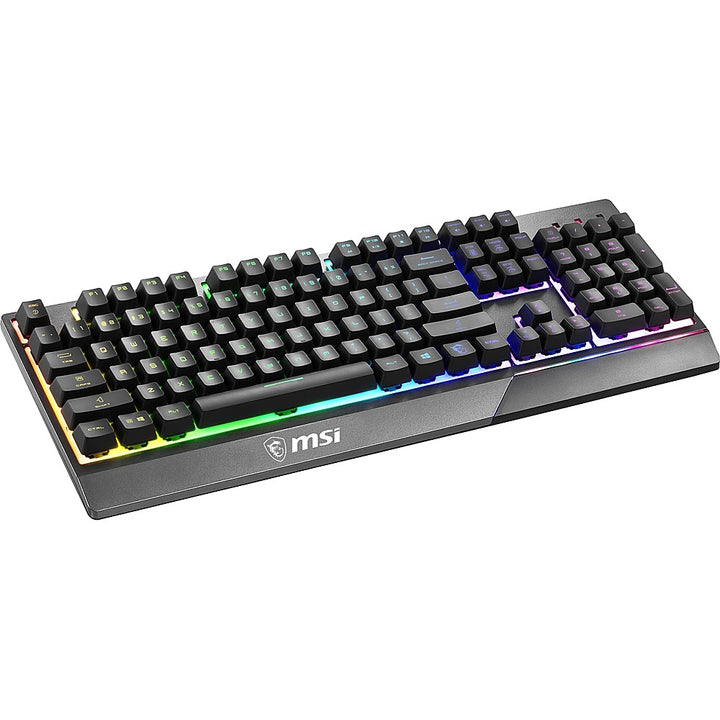 MSI - Vigor GK30 Wired Plunger Keyswitch RGB Gaming Keyboard 104 Keys - Black_9