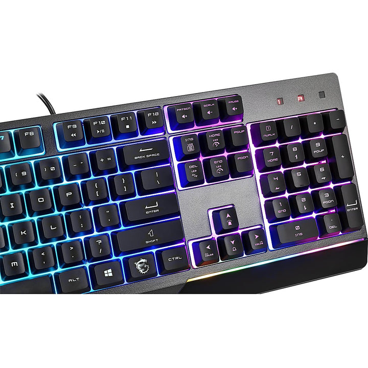 MSI - Vigor GK30 Wired Plunger Keyswitch RGB Gaming Keyboard 104 Keys - Black_7