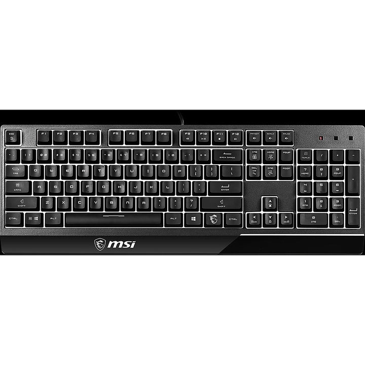 MSI - Vigor GK30 Wired Plunger Keyswitch RGB Gaming Keyboard 104 Keys - Black_2