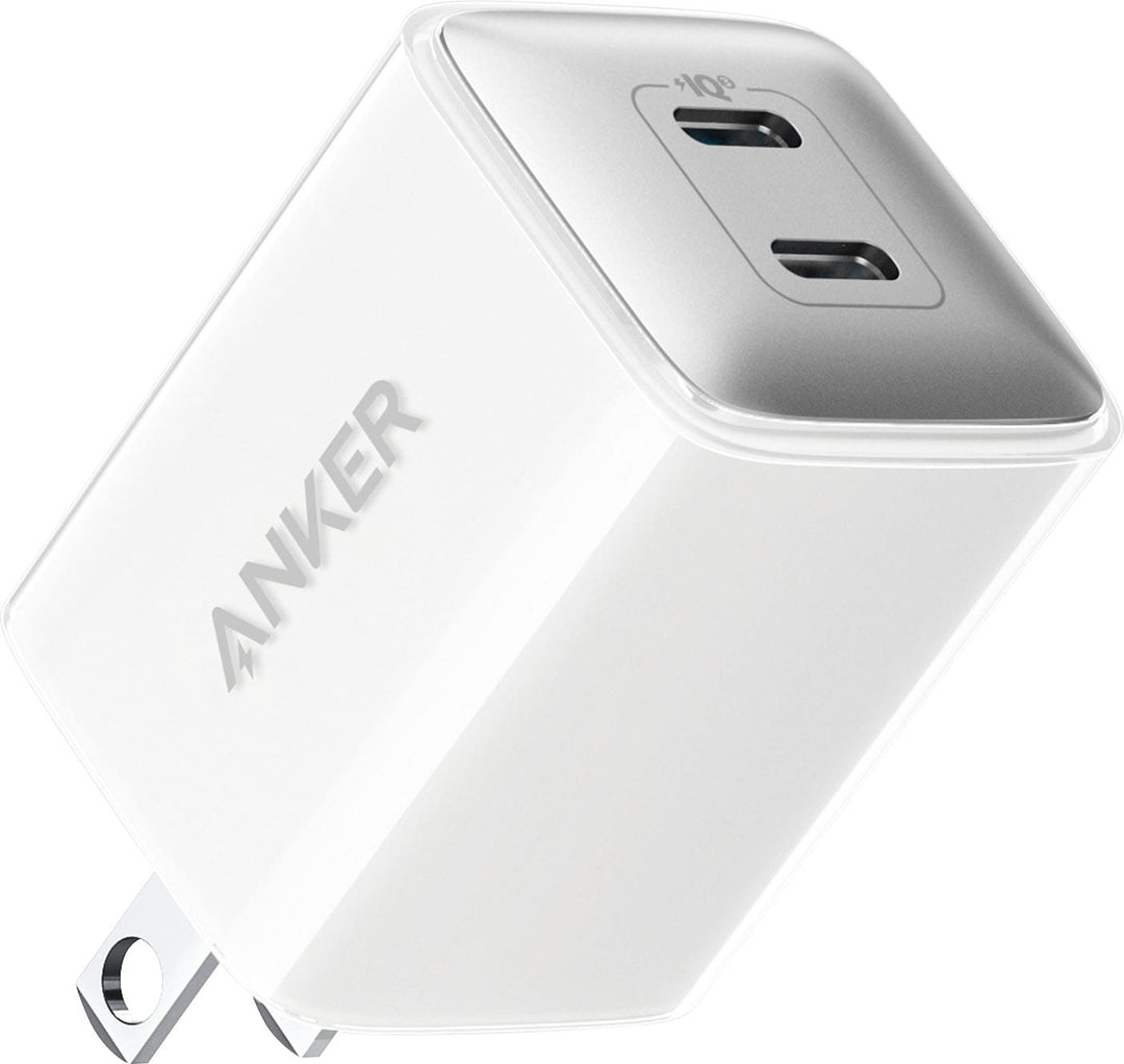 Anker - Powerport III Nano Pro Duo 40W Fast Wall Charger (2x 20W USB-C) - White_0