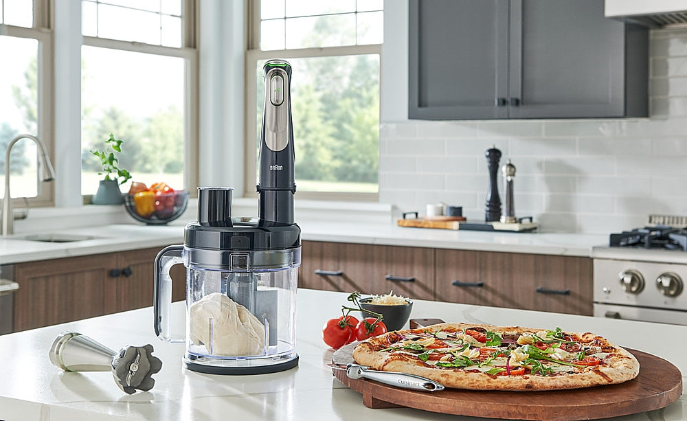 Braun - MultiQuick Hand Blender with Active PowerDrive Technology and high performance 700W motor - Stainless Steel/Black_1