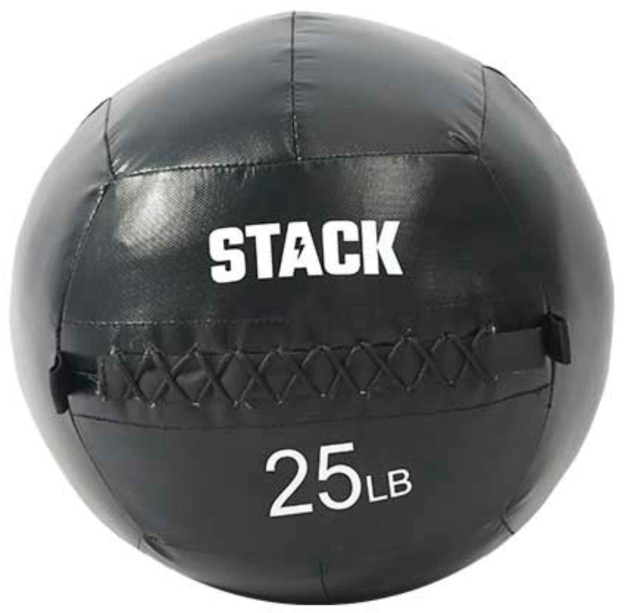 Stack Fitness - 25LB Medicine Ball - Black_0