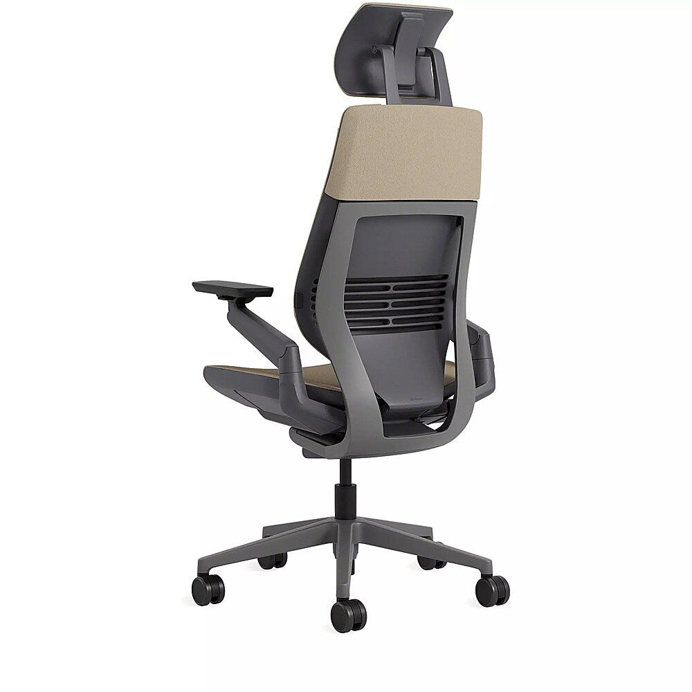 Steelcase - Gesture Wrapped Back Office Chair with Headrest - Oatmeal_3