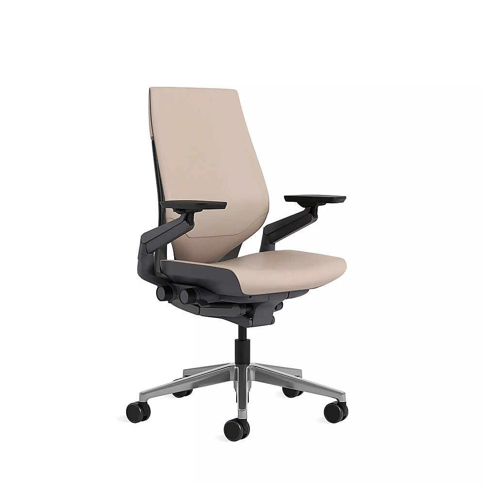 Steelcase - Gesture Wrapped Back Office Chair in Leather - Mica_1