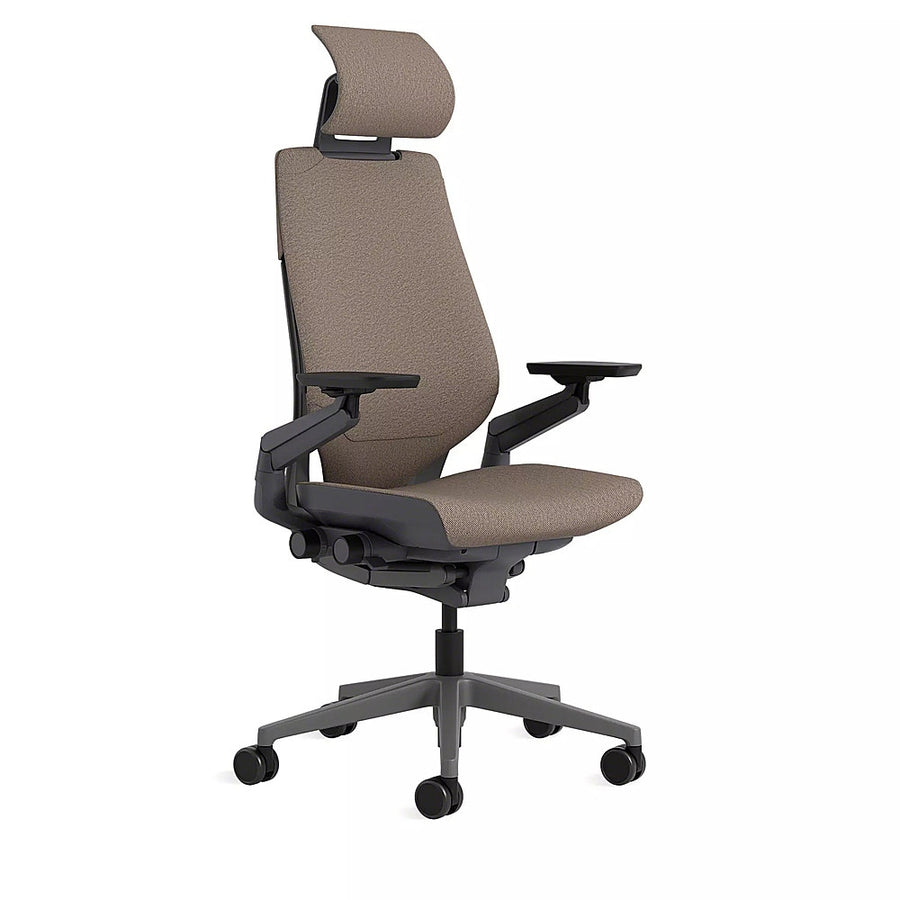 Steelcase - Gesture Wrapped Back Office Chair with Headrest - Truffle_0