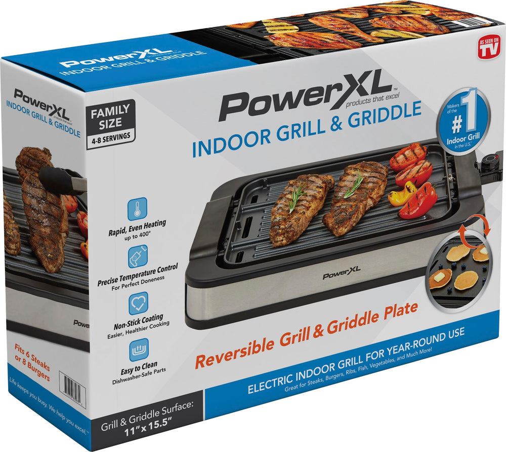 Tristar - PowerXL Indoor Grill and Griddle - stainless steel_1