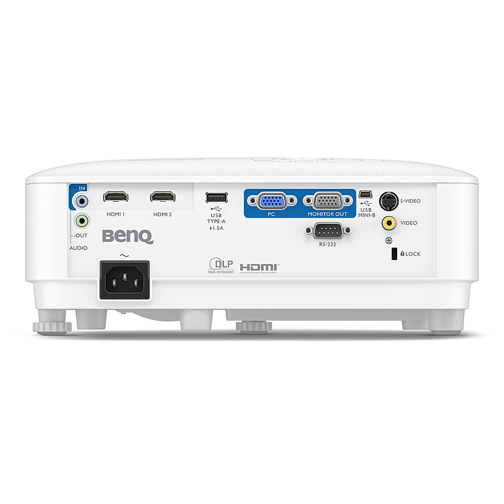 BenQ - WXGA Business Projector (MW560) - 4,000 Lumens - 20,000:1 Contrast Ratio - Dual HDMI, Auto Keystone Correction - White_1