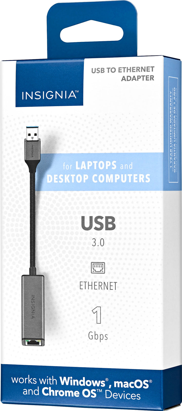 Insignia™ - USB to Ethernet Adapter - Black_6