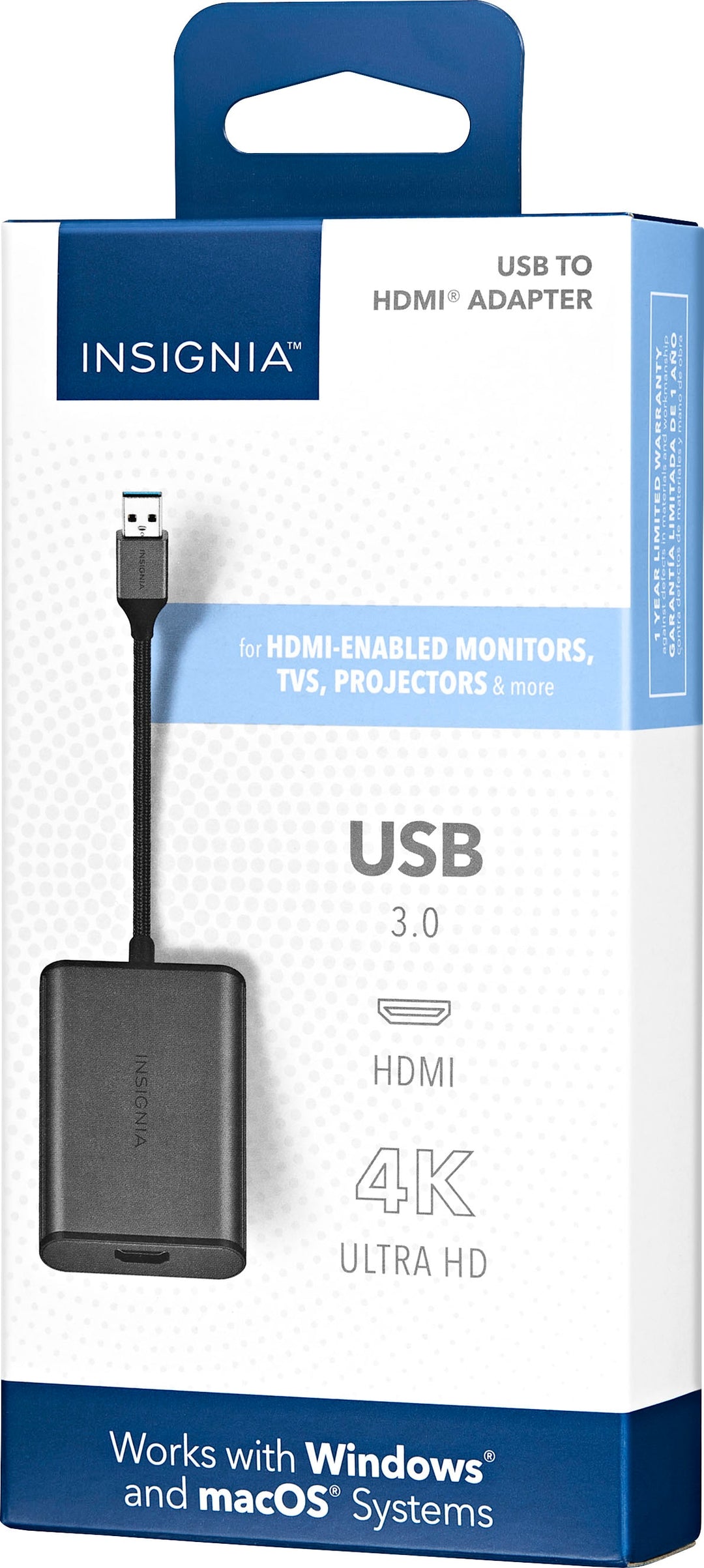 Insignia™ - USB to HDMI Adapter - Black_6