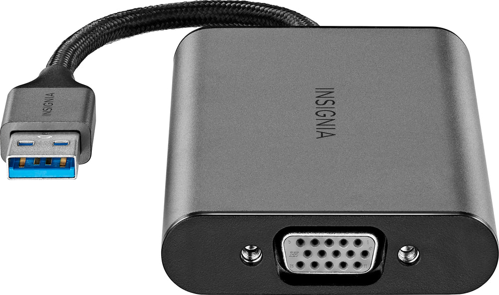 Insignia™ - USB to VGA Adapter - Black_1