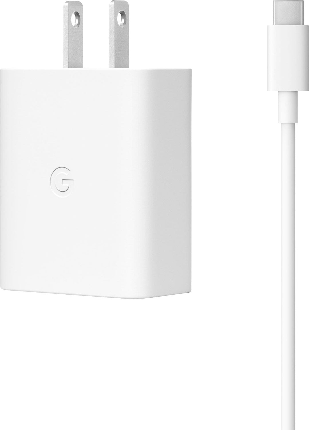 Google - 30W USB-C Charger and Cable - Clearly White_0