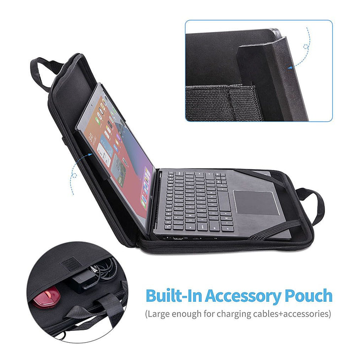 Techprotectus - Work-In Case w/Pocket-for 13-15 inch Chromebook/MacBook/Laptop_8