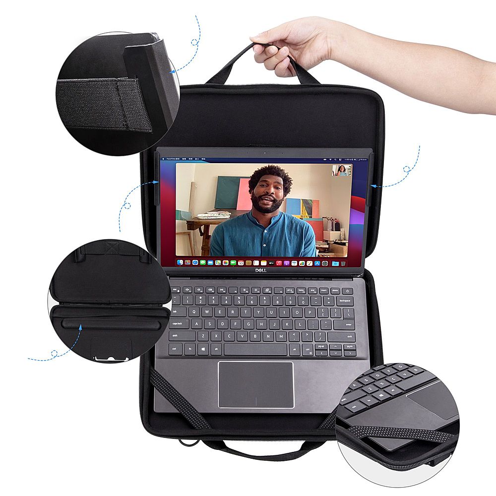 Techprotectus - Work-In Case w/Pocket-for 13-15 inch Chromebook/MacBook/Laptop_3
