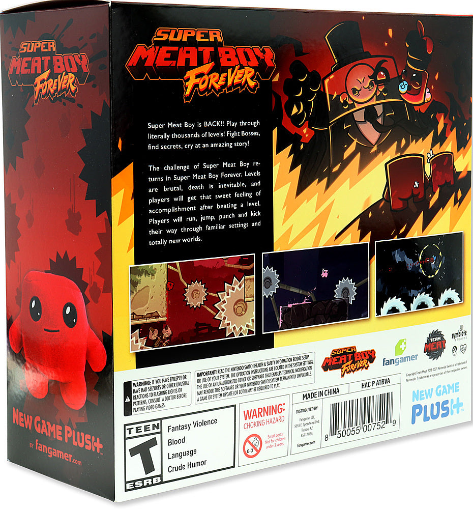 Super Meat Boy Forever - Physical Game Not Included!  Includes Plush + Digital Game Code - Nintendo Switch_2