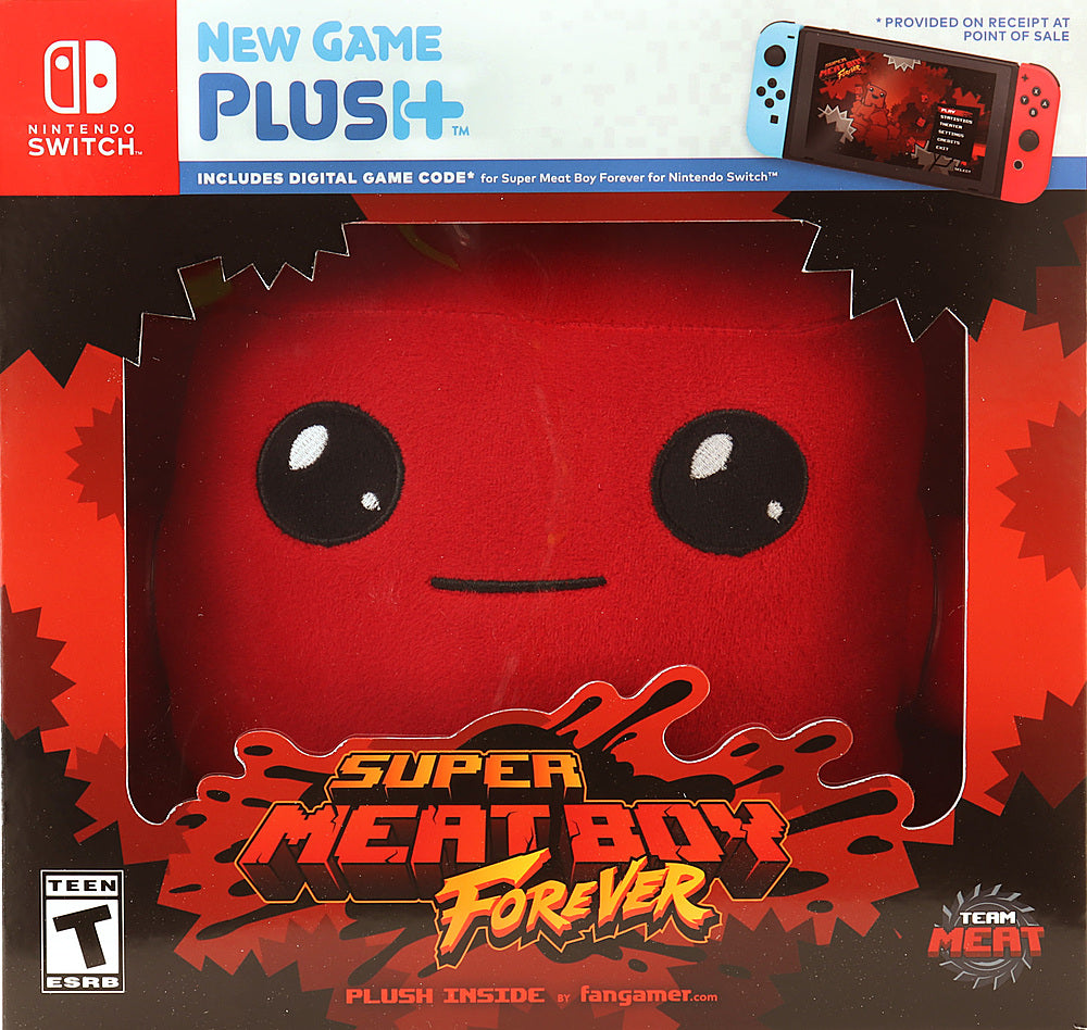Super Meat Boy Forever - Physical Game Not Included!  Includes Plush + Digital Game Code - Nintendo Switch_1