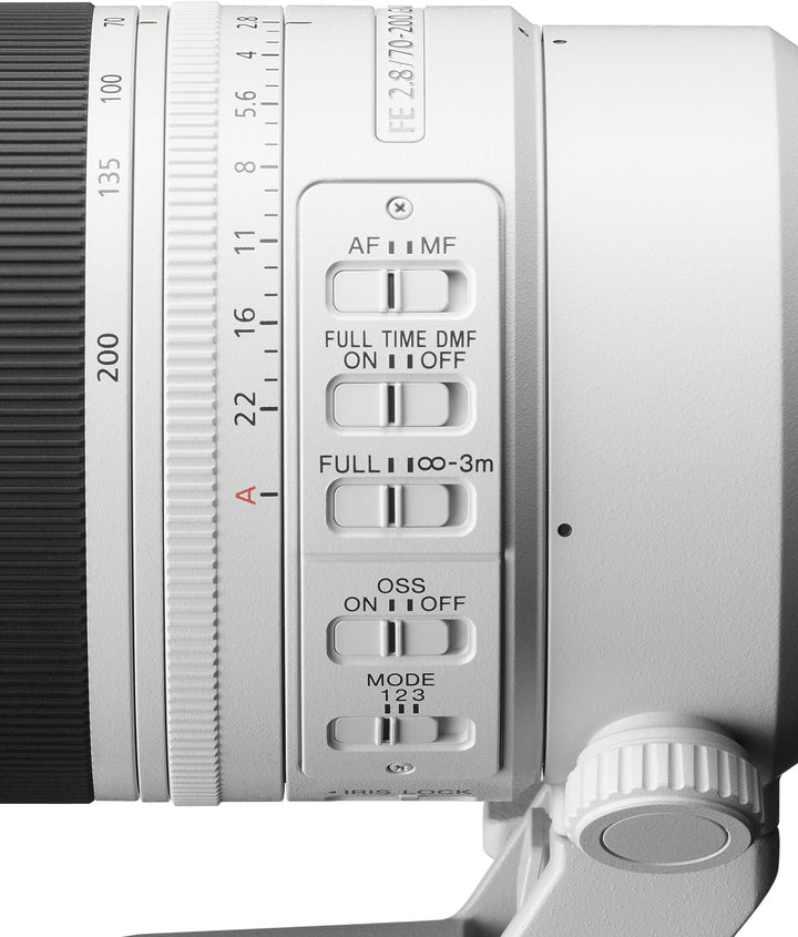 Sony - FE 70-200mm F2.8 GM OSS II Full-Frame Telephoto Zoom G Master E mount Lens - White_2