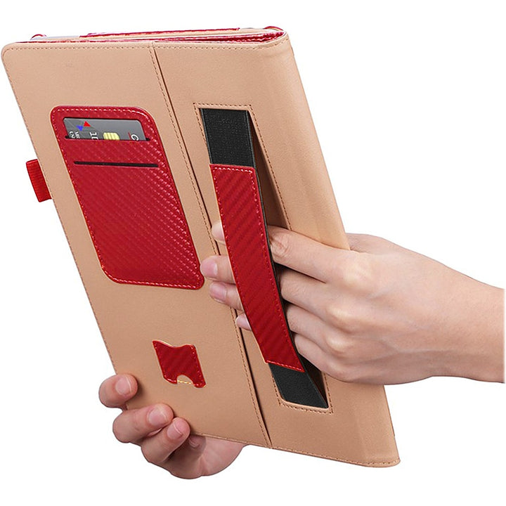 SaharaCase - Bi-Fold Folio Case for Microsoft Surface Go 3 - Red_1